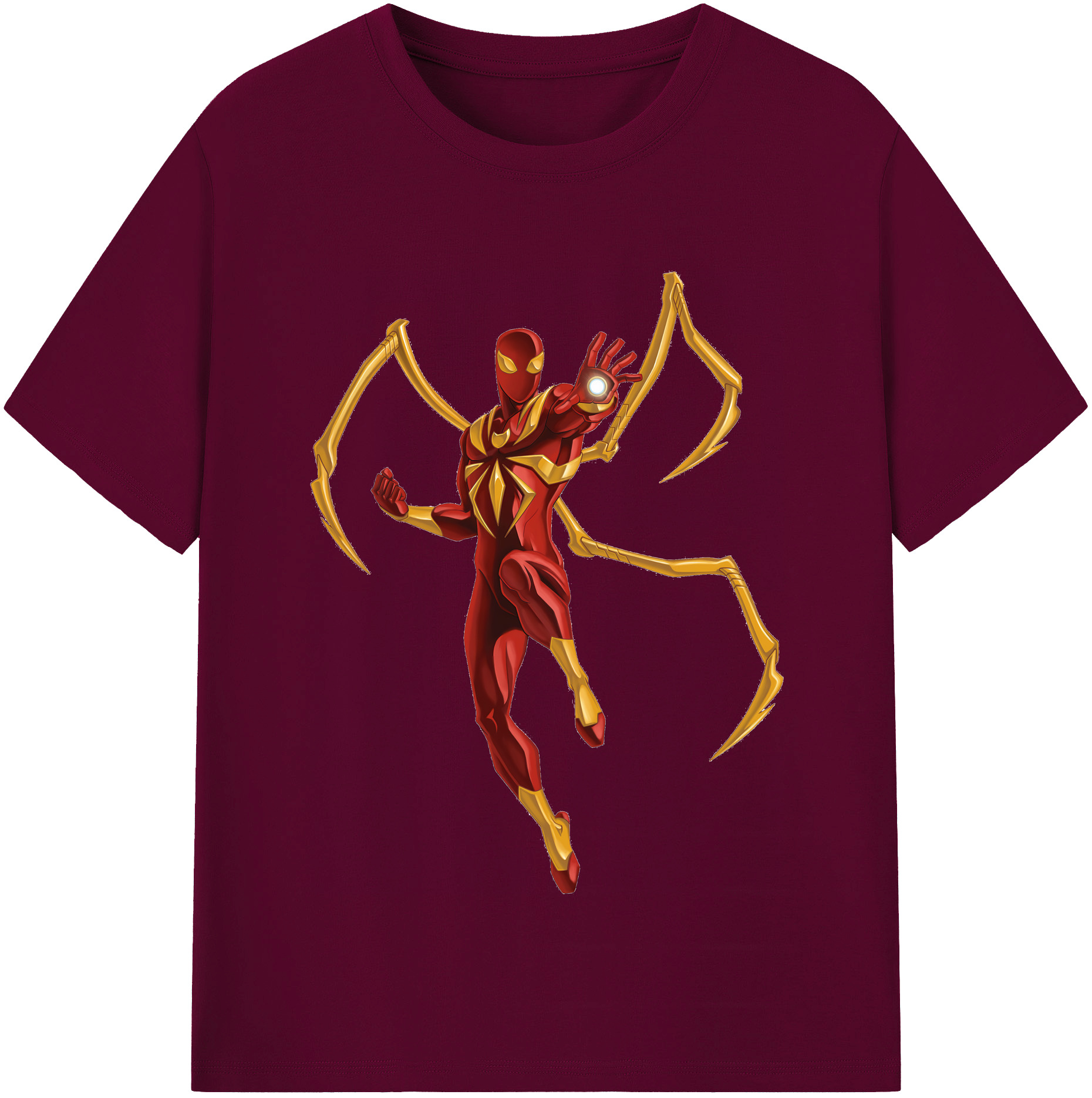 （画像用） Spider Man スパイダーマン レディースカジュアルプリントTシャツ（綿100％）